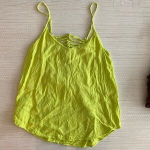 Green tank top by pixley.